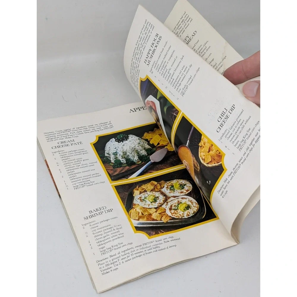 Vintage Fritos Cookbook Paperback 1979 Corn Chips 1970s Food